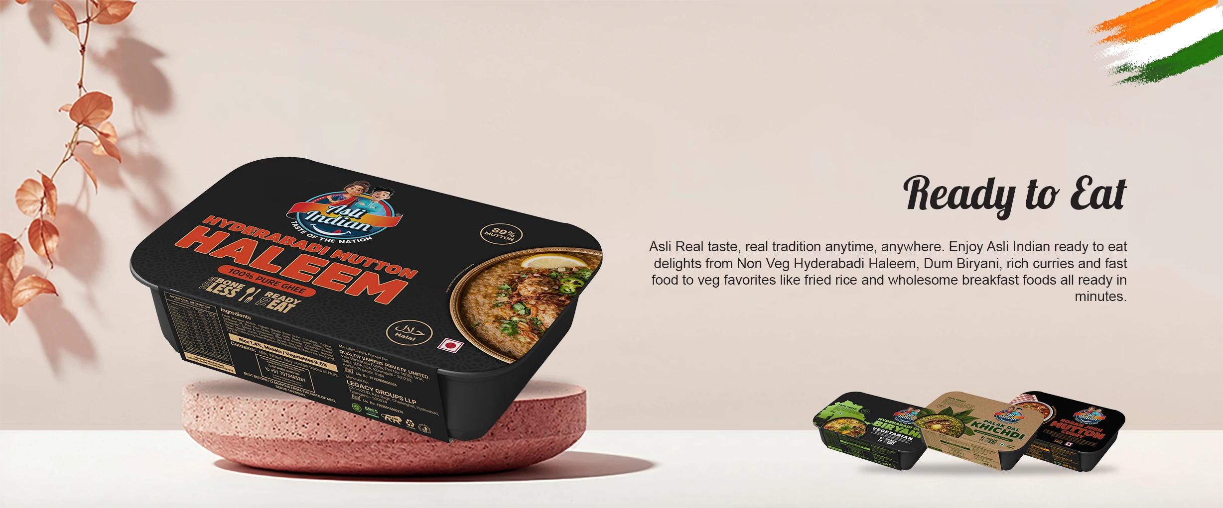 Ready to Eat Landing Page